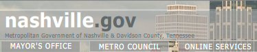Nashville Codes Information and government numbers, Nashville Mayor's office